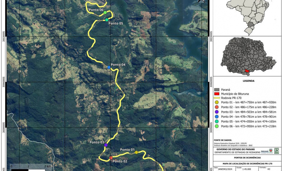 Licitação de obra de recuperação de rodovia em Bituruna tem proposta de R$ 20 mi