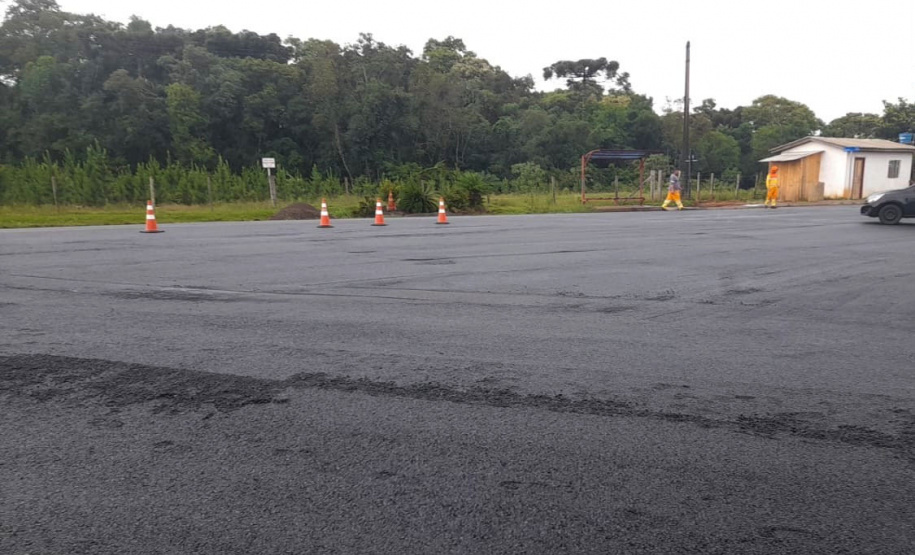 PR-459 conservação do pavimento DER/PR realiza melhorias em rodovia que conecta Pinhão e Reserva do Iguaçu