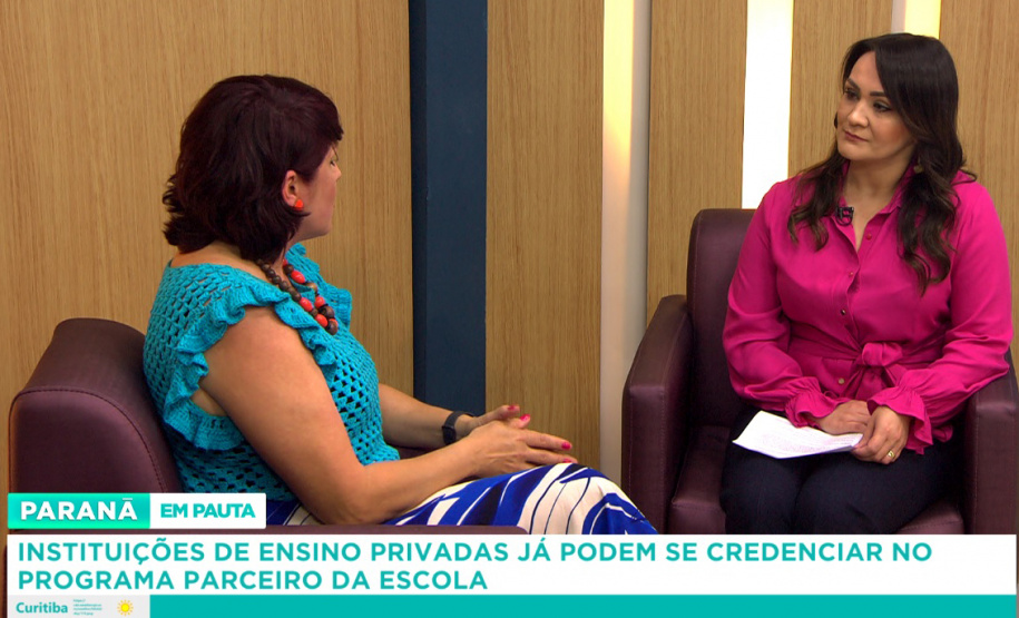 Chefe de núcleo da Secretaria da Educação explica benefícios do programa Parceiro da Escola