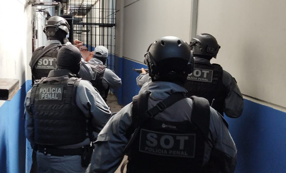 Polícia Penal do Paraná intensifica o combate ao crime organizado no sistema prisional na 6ª fase da Operação Mute