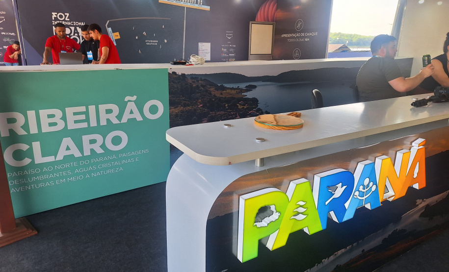 Com expositores, produtos e novos mapas, Turismo inaugura estande na Foz Internacional Boat Show