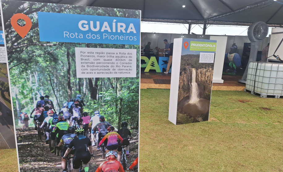 Com expositores, produtos e novos mapas, Turismo inaugura estande na Foz Internacional Boat Show