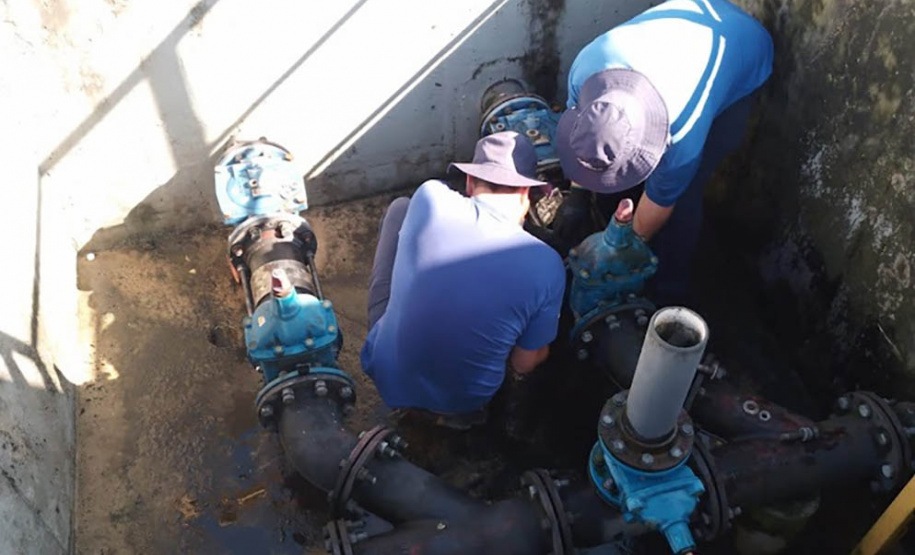 Equipes da Sanepar no Litoral atuam 24 horas por dia para garantir atendimento de qualidade à população