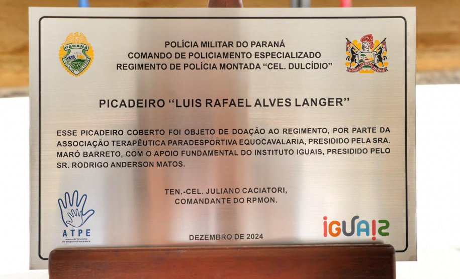 Picadeiro Coberto do RPMon é inaugurado em Curitiba