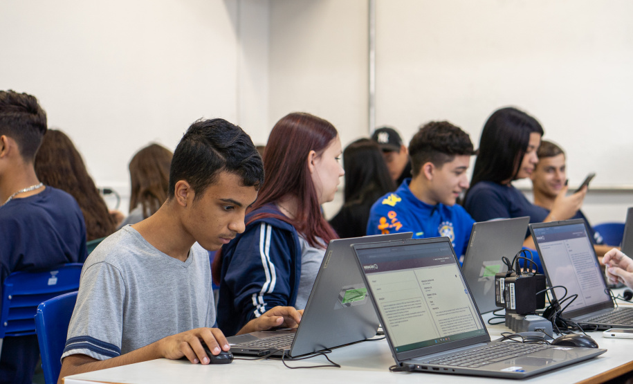 Avanços tecnológicos potencializam aprendizagem e marcam avanço da rede estadual de ensino
