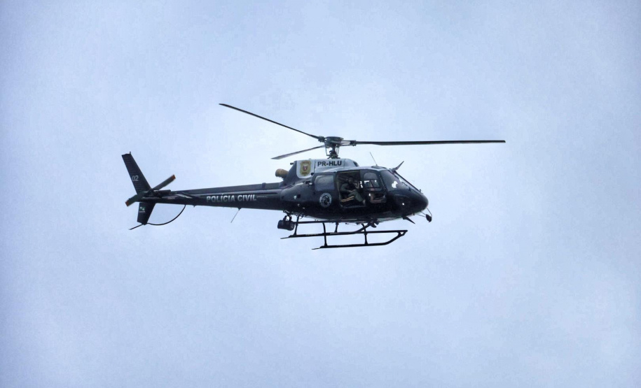 PCPR realiza voos especializados de polícia judiciária no Litoral durante o Verão Maior Paraná