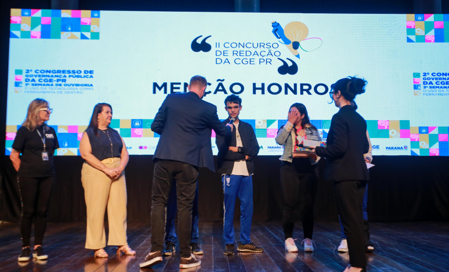 Concurso da CGE emociona participantes do 2º Congresso de Governança Pública