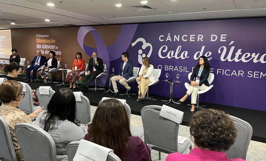 Com alta taxa de cobertura vacinal, Paraná é destaque em evento nacional sobre a eliminação do câncer de colo de útero