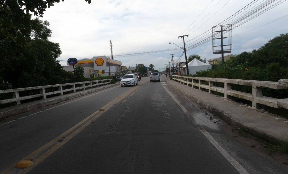 DER PR-412 entre Matinhos e Praia de Leste