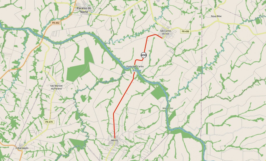 Ponte Rio Ivaí Edital de nova ponte entre Japurá e São Carlos do Ivaí tem primeiro resultado