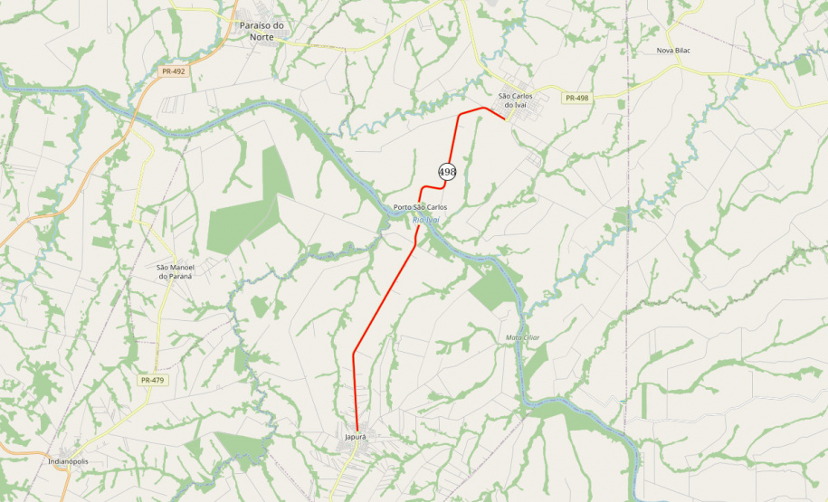 DER Nova ponte Rio Ivaí