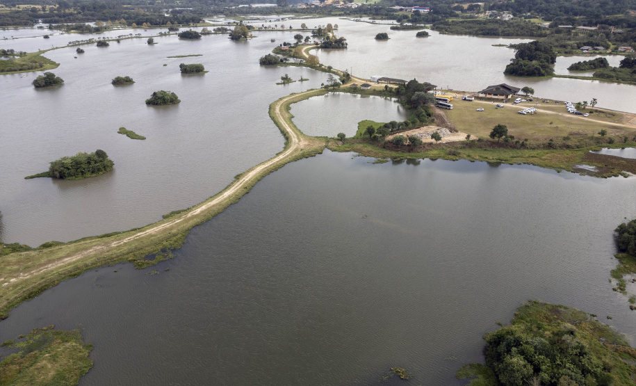 Reserva Hídrica do Futuro, projeto desenvolvido pela Sanepar com o apoio técnico e ambiental do IAT, já revitalizou mais 300 hectares de áreas de várzea no entorno do Rio Iguaçu.
