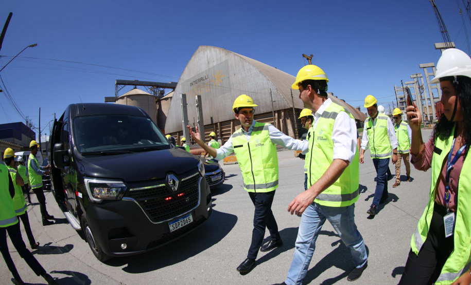 visita às obras do Moegão