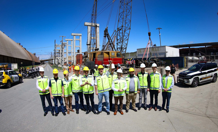 visita às obras do Moegão