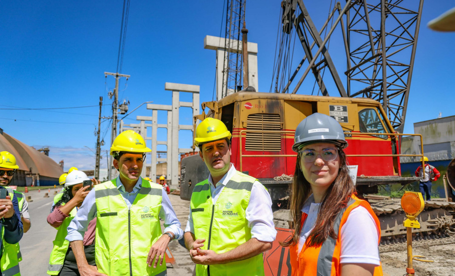 visita às obras do Moegão
