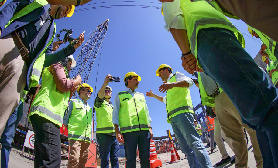 visita às obras do Moegão