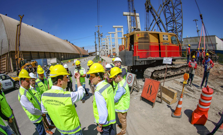 visita às obras do Moegão