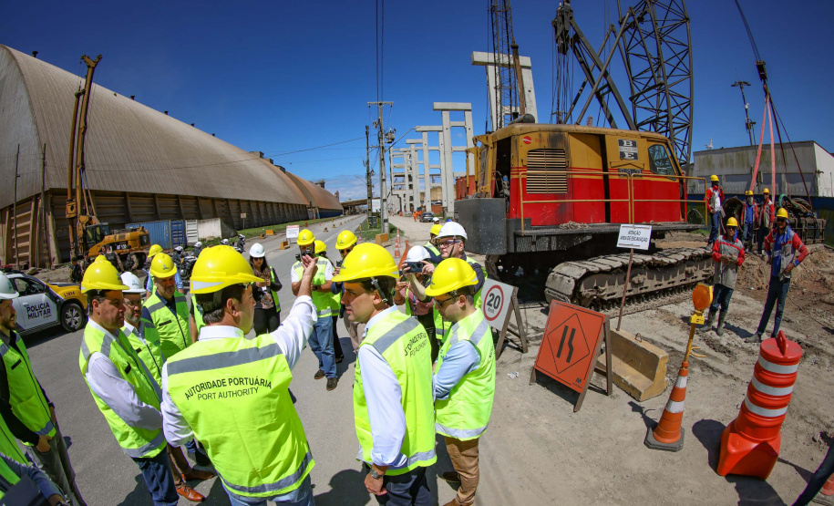 visita às obras do Moegão