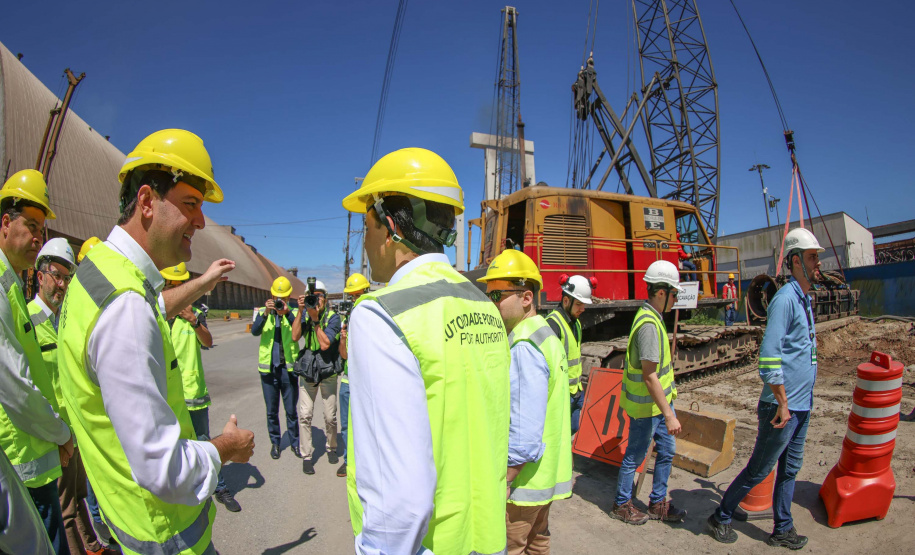 visita às obras do Moegão