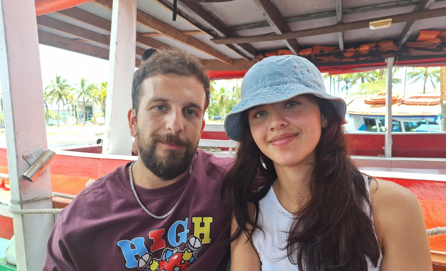 Baía dos Golfinhos: passeio é um dos favoritos dos turistas que descem do navio de cruzeiro em Paranaguá