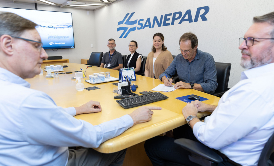 Sanepar e SPVS firmam acordo de trabalho na Região Metropolitana de Curitiba e no Litoral do Estado