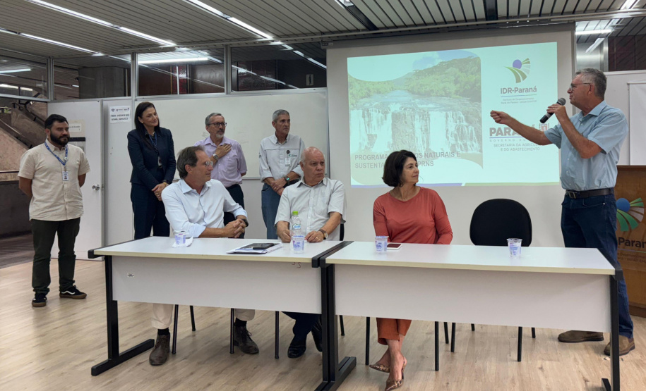 IDR OFICIALIZA TERMO COOPERAÇÃO SANEPAR