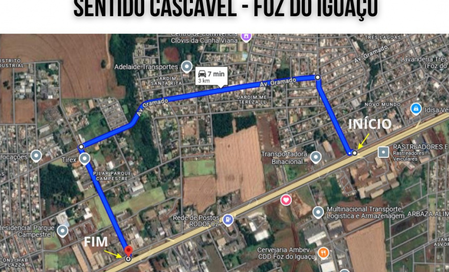 DER DESVIO BR 277 FOZ