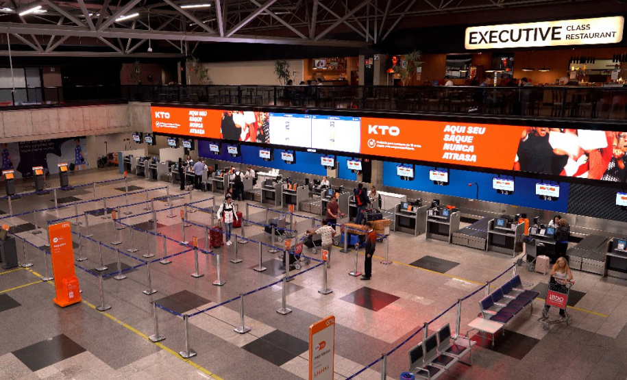 Entre janeiro e novembro de 2024, Aeroporto Afonso Pena registrou crescimento de 86% no movimento de viajantes internacionais