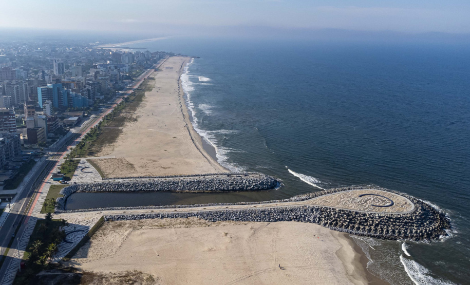 Nova Orla de Matinhos alcança 97% e tem finalização prevista para março