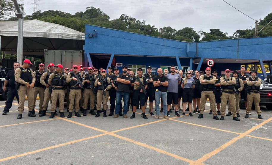 PCPR Operação Integrada reforça segurança na travessia de Guaratuba