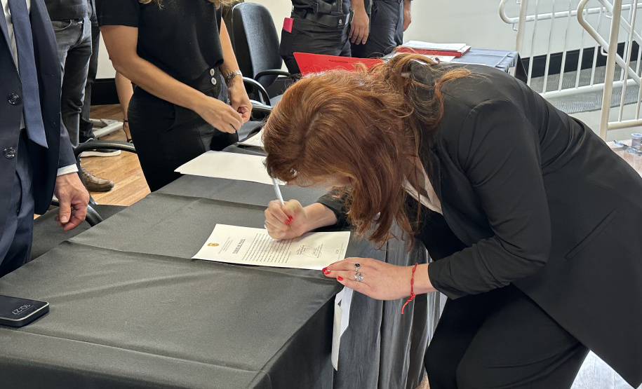 PCPR NOVOS POLICIAIS TOMAM POSSE