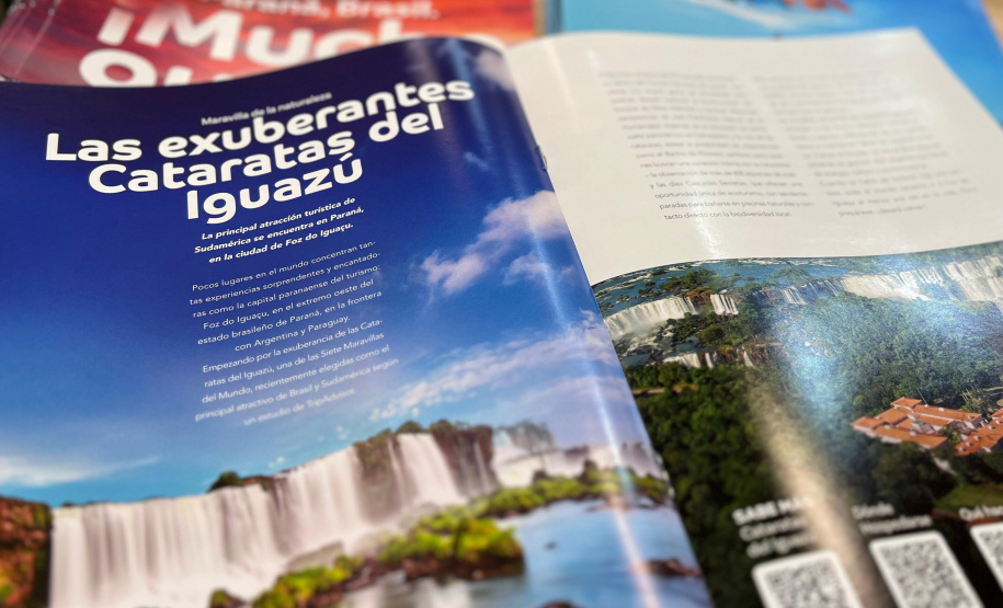 Revistas divulgam atrativos e roteiros do Paraná na Europa