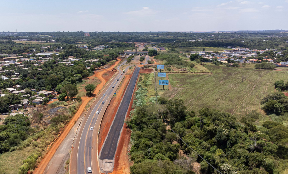 Obra da Perimetral Leste de Foz do Iguaçu avança e atinge 56% de execução