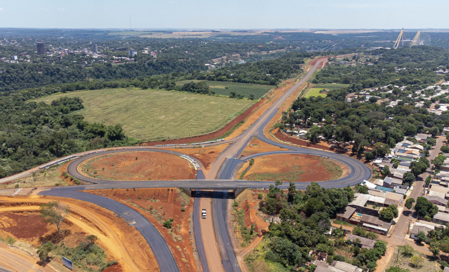 Obra da Perimetral Leste de Foz do Iguaçu avança e atinge 56% de execução