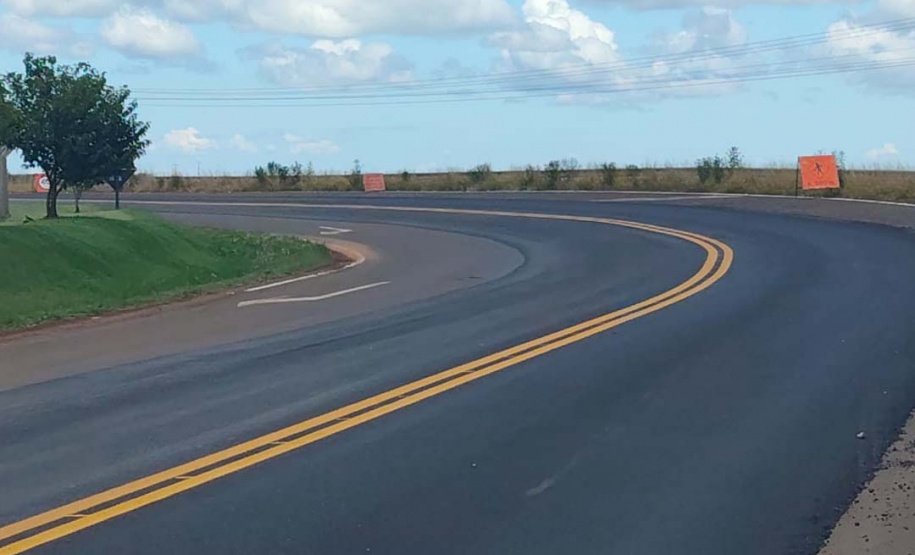 PR-459 entre Reserva do Iguaçu e Pinhão