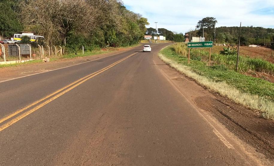 PRC-466 entre Pitanga e Manoel Ribas