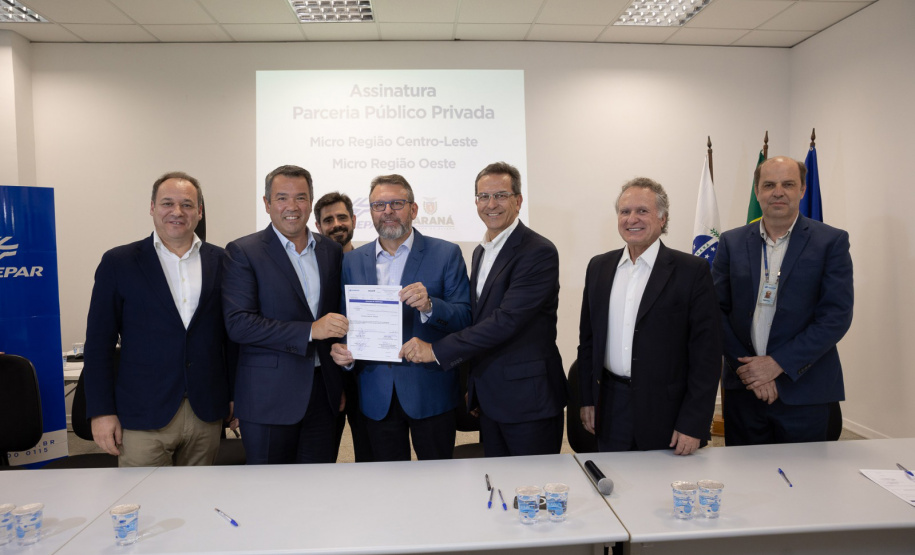 SANEPAR ASSINATURA PARCERIA PÚBLICO PRIVADA