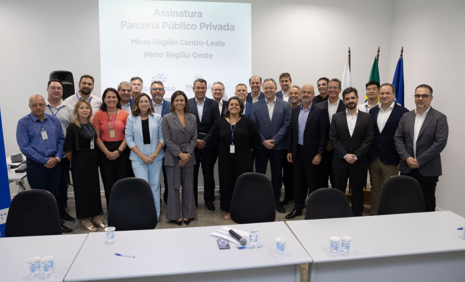 SANEPAR ASSINATURA PARCERIA PÚBLICO PRIVADA