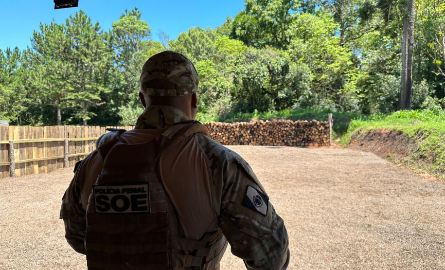 olícia Penal do Paraná inaugura novos estandes de tiro e reforça capacitação de policiais penais em Piraquara