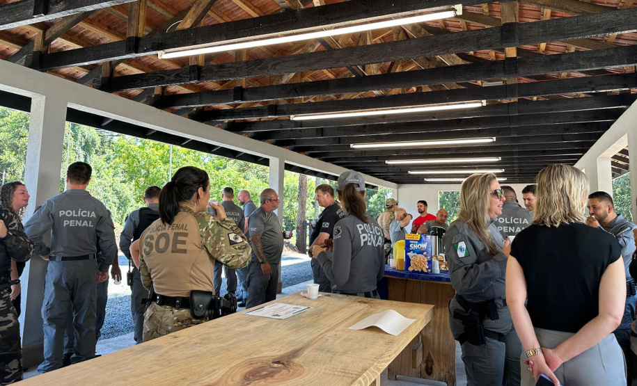 olícia Penal do Paraná inaugura novos estandes de tiro e reforça capacitação de policiais penais em Piraquara
