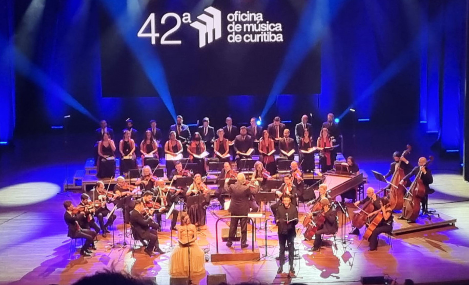 Teatro Guaira recebe abertura da Oficina de Música de Curitiba
