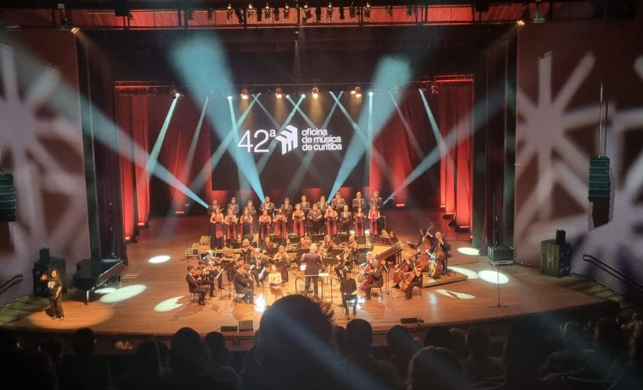Teatro Guaira recebe abertura da Oficina de Música de Curitiba