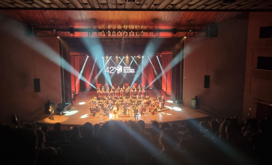 Teatro Guaira recebe abertura da Oficina de Música de Curitiba