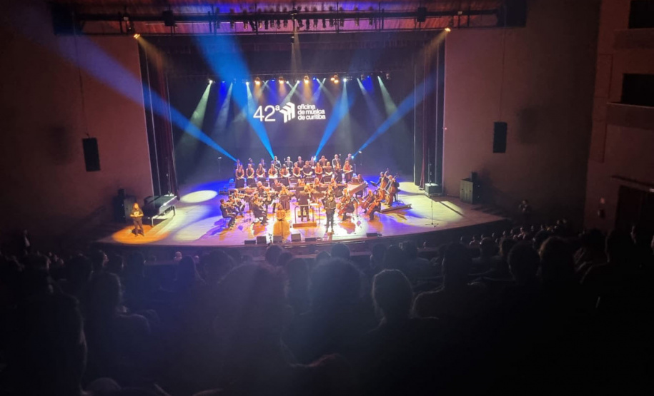 Teatro Guaira recebe abertura da Oficina de Música de Curitiba