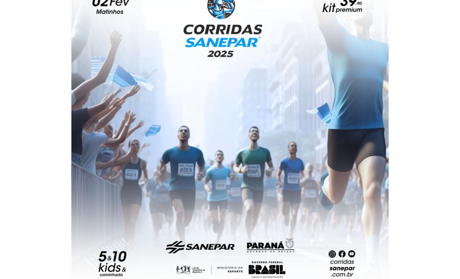 Segunda corrida da Sanepar ocorre no próximo domingo em Matinhos