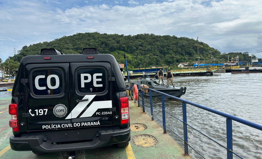 PCPR Operação Integrada reforça segurança na travessia de Guaratuba