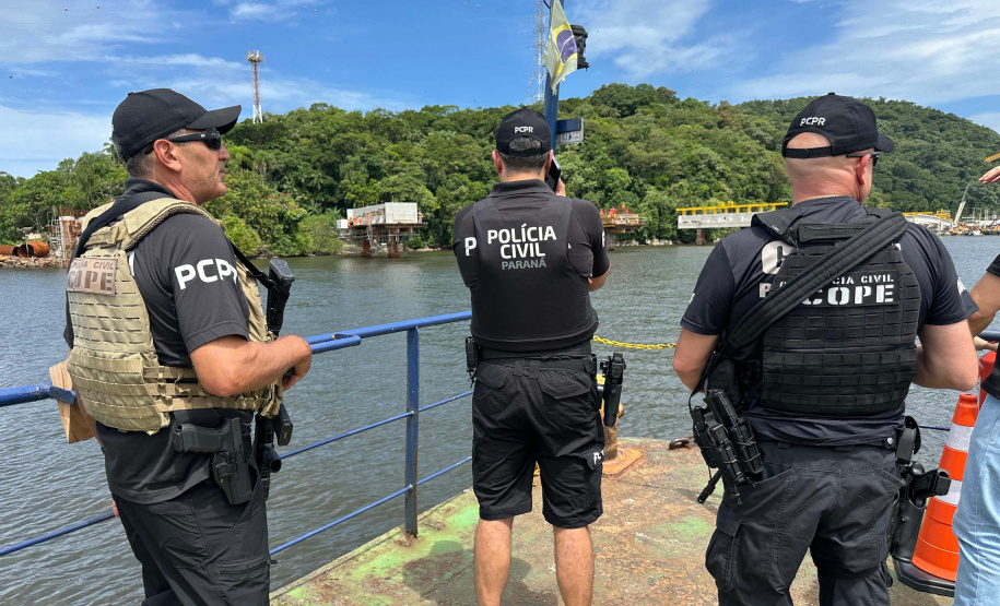 PCPR Operação Integrada reforça segurança na travessia de Guaratuba
