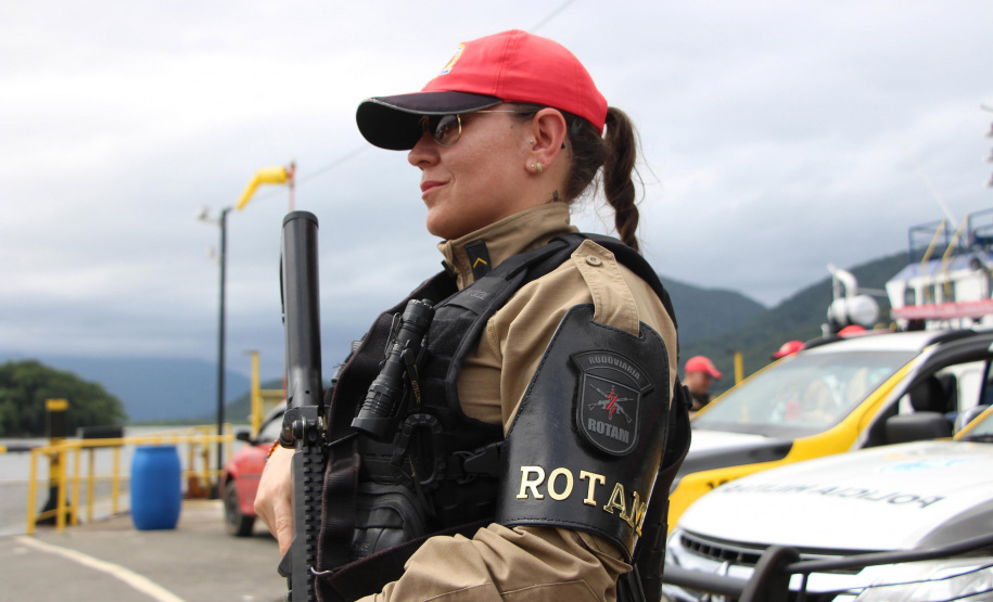 PCPR Operação Integrada reforça segurança na travessia de Guaratuba