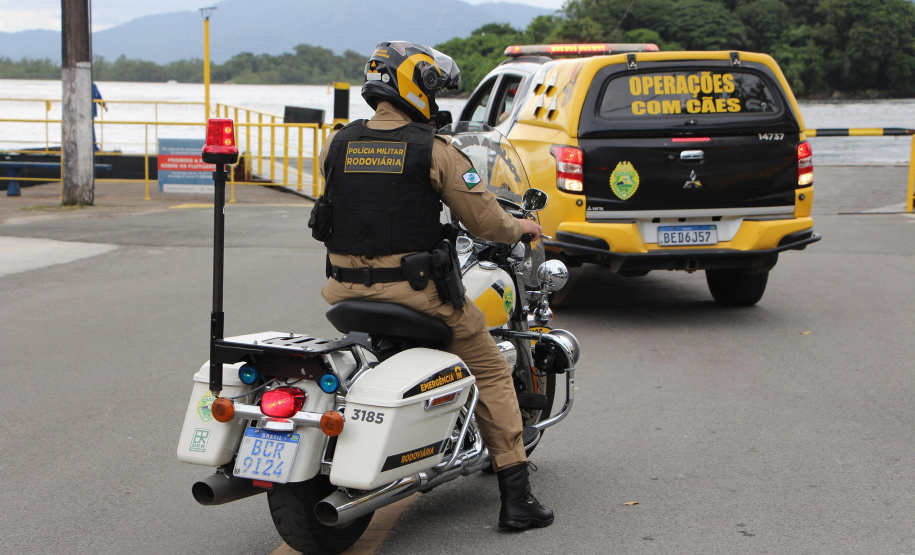 PCPR Operação Integrada reforça segurança na travessia de Guaratuba