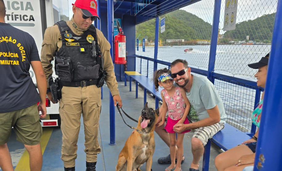 PCPR Operação Integrada reforça segurança na travessia de Guaratuba